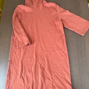 Zara Terracotta Turtleneck Top